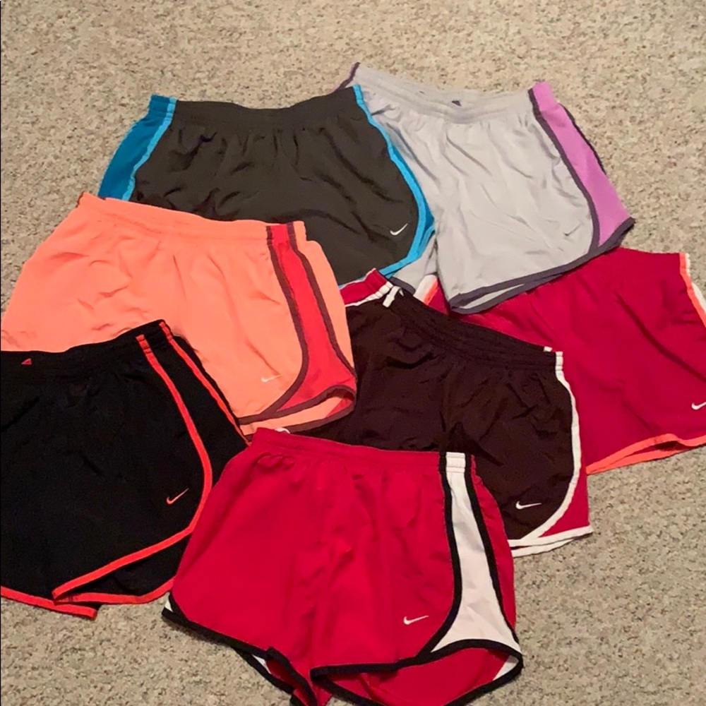 Nike dri fit running shorts girls large